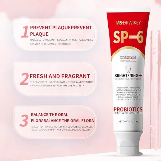 SP-6 Bright Whitening Toothpaste for Sensitive Teeth