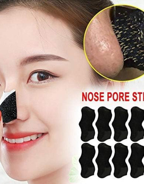 Deep Cleansing Forehead Blackhead Remover Pore Cleanser Bamboo Charcoal Nose Strips